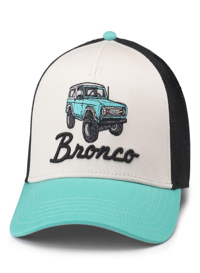 AMERICAN NEEDLE Ford Bronco Valin Adjustable Snapback Baseball Hat (42960B-BRONCO-BITB) - Image 1