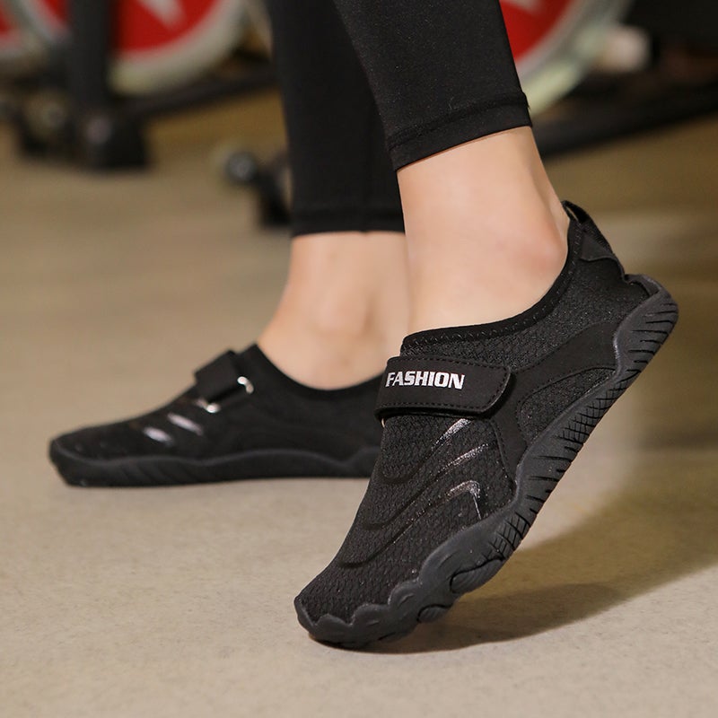 Treadmill Shoes Indoor Fitness Shoes Quiet Yoga Skipping Rope Skipping Shoes Women Strength Training Squat Shoes Men C219 cool black upgrade thick bottom 