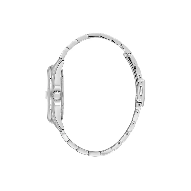 DANIEL KLEIN Men's Stainless Steel Silver Alloy Case Analog Silver Round Sunray Dial Japanese Quartz Premium 50 Meters Water Resistant