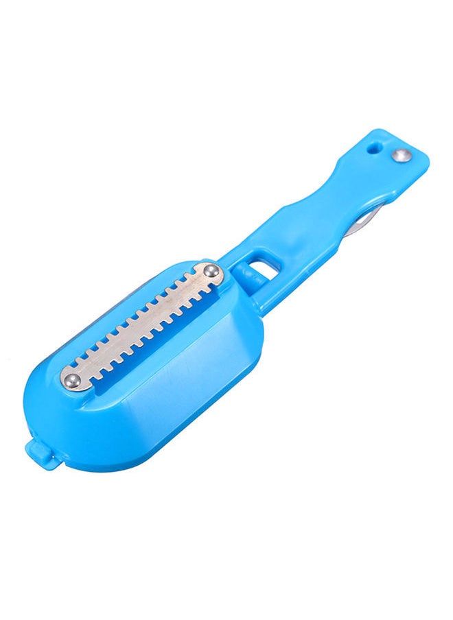 NIBEMINENT Multifunctional Fish Scale Scraper Lake Blue  - Image 1