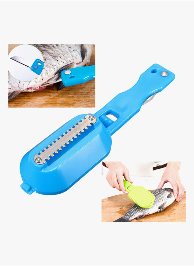 NIBEMINENT Multifunctional Fish Scale Scraper Lake Blue  - Image 5