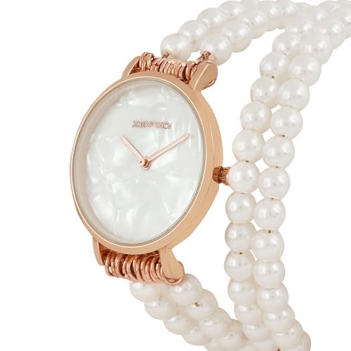 Joker & Witch Bellena 32mm White Dial 18mm White Metal Alloy Watch for Women - Image 2