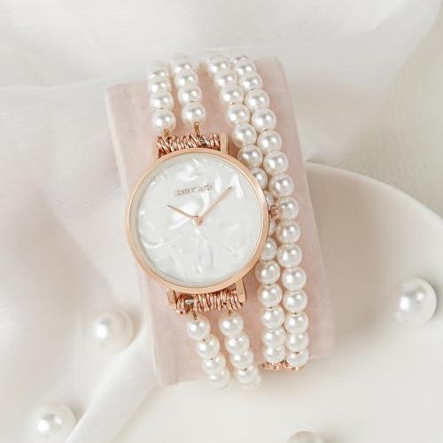 Joker & Witch Bellena 32mm White Dial 18mm White Metal Alloy Watch for Women - Image 4