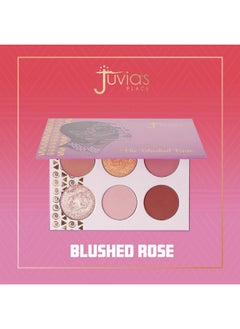 Juvia's Place The Blushed Rose Rosy Pinks Rosegold Shades Of 6 Eyeshadow Palette Professional Eye Makeup Pigmented Eyeshadow Palette Makeup Palette  - Image 5