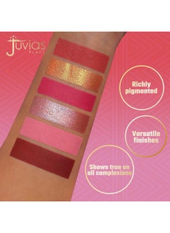 Juvia's Place The Blushed Rose Rosy Pinks Rosegold Shades Of 6 Eyeshadow Palette Professional Eye Makeup Pigmented Eyeshadow Palette Makeup Palette  - Image 2