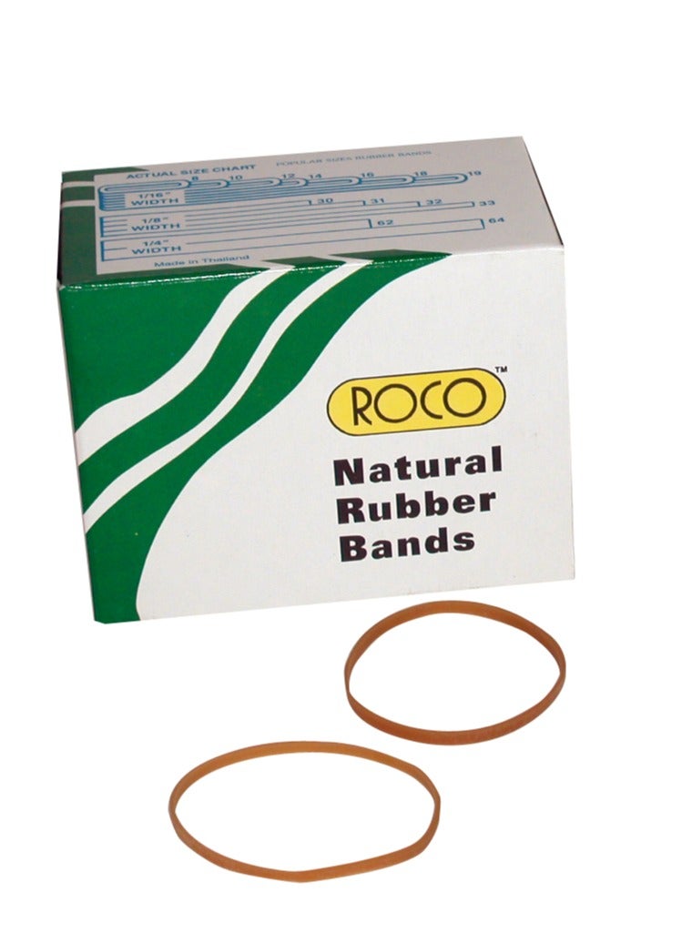 روكو رباط مطاطي طبيعي، مقاس ‎#33، وزن ‎0.25 رطل (0.11 كجم)، بني