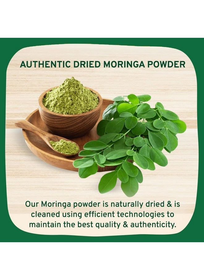 KD ZONE KD ZONE 100% Organic Moringa Powder | USDA Certified Moringa Oleifera Leaf Powder | Natural Energy, Immunity & Digestion Support | Vegan Iron & Protein Supplement | Drumstick Leaves Powder  - Image 3