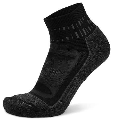 Balega Blister Resist Performance Quarter Athletic Running Socks for Men and Women (1 Pair), Black, Small - Image 4