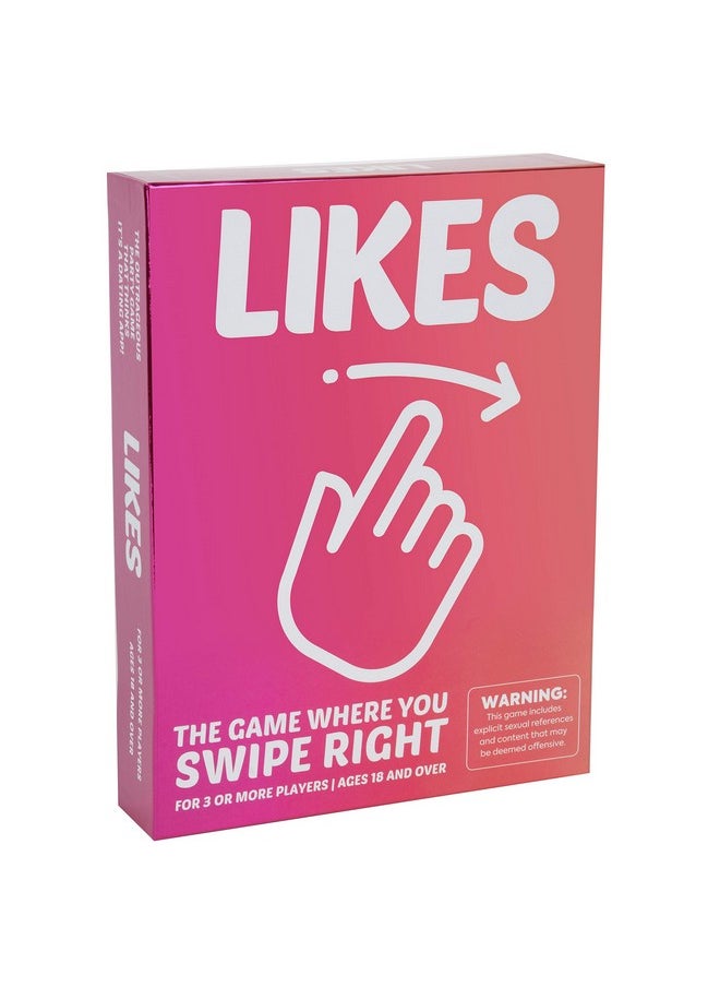 Outset Media Likes Card Game The Game Where You Swipe Right - Create Hilarious Dating Profiles - Ages 18 and Up