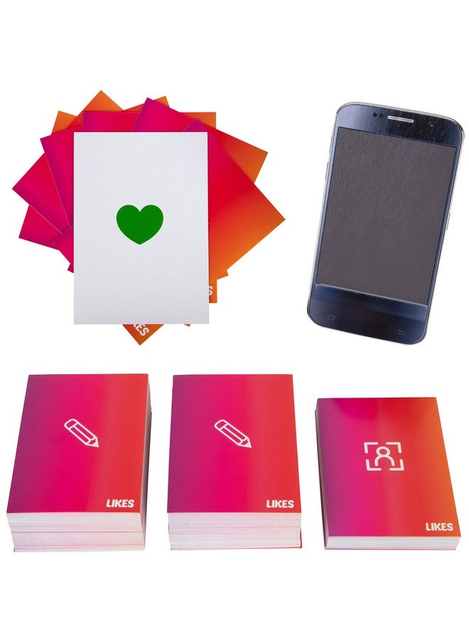 Outset Media Likes Card Game The Game Where You Swipe Right - Create Hilarious Dating Profiles - Ages 18 and Up