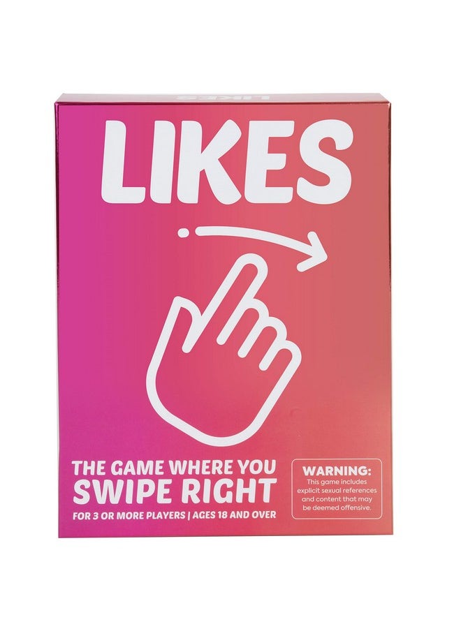 Outset Media Likes Card Game The Game Where You Swipe Right - Create Hilarious Dating Profiles - Ages 18 and Up