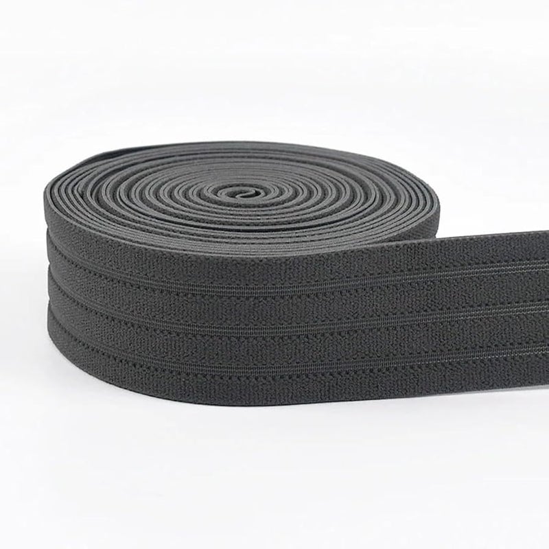 شريط مطاطي أسود بعرض 40 مم وطول 10 أمتار، شريط قابل للتمدد لإكسسوارات خياطة الأربطة - Image 4