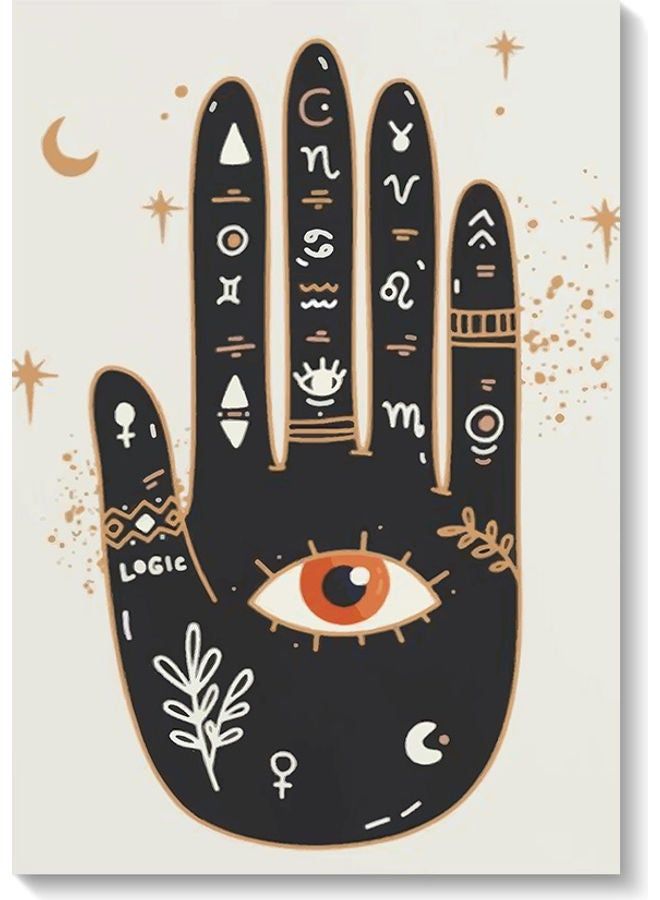 RYN Hand Wall Art Multicolour 40x60cm - Image 2