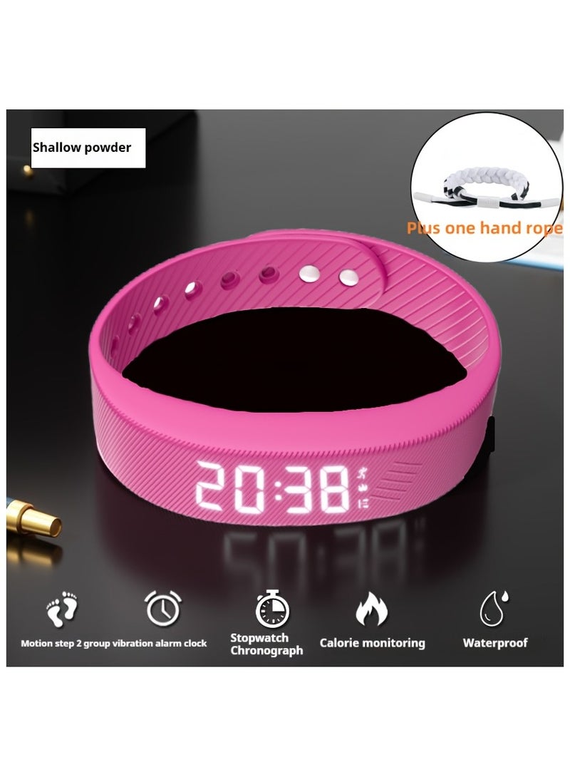 AROAQ Multifunctional Simple Fashion Unisex Electronic Watch with Alarm Clock, Pedometer, Timer, Luminous Display, Senseless Wear, and Sports Functions - Ideal Holiday Gift, Suitable for Any Occasion - Includes One Hand Rope - Image 1