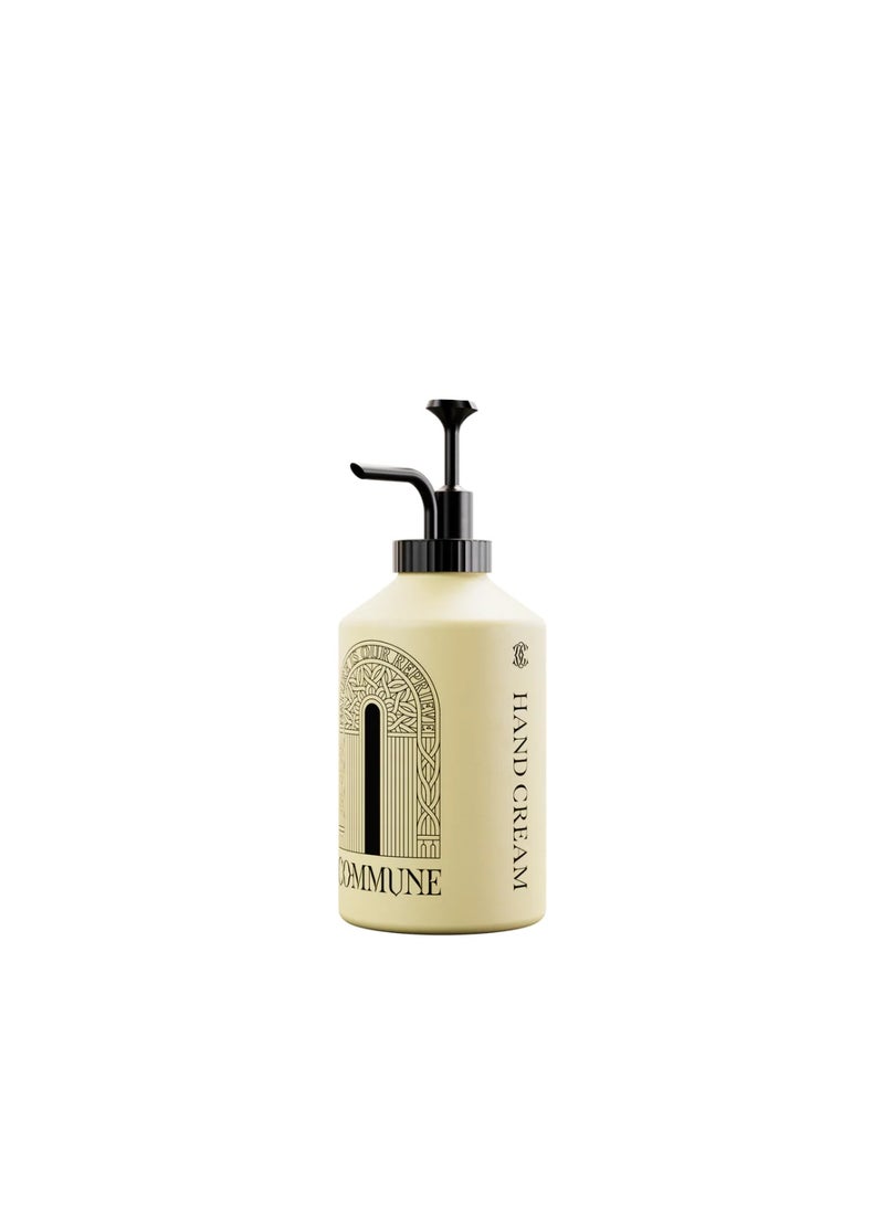 COMMUNE Seymour Hand Cream + Re-usable Pump 500ml - Image 1