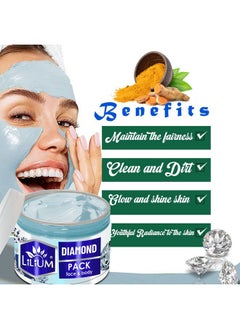 LILIUM Diamond Facial Kit 1100G | Complete Skincare Set Intensive Rejuvenation & Brightening | Radiant Elegance & Unparalleled Glow | For Women & Men | 100% Vegan | All Skin Types  - Image 2