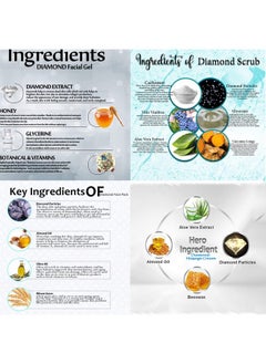 LILIUM Diamond Facial Kit 1100G | Complete Skincare Set Intensive Rejuvenation & Brightening | Radiant Elegance & Unparalleled Glow | For Women & Men | 100% Vegan | All Skin Types  - Image 3