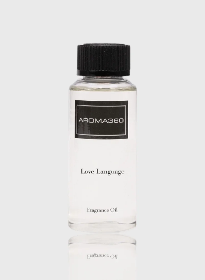 AROMA360 Love Language Fragrance Oil Blend - Hotel Inspired for Luxury Essential Oil Diffusers - Aromatherapy Scent Diffuser Oil - Agave Nectar, Watercress, and Sandalwood