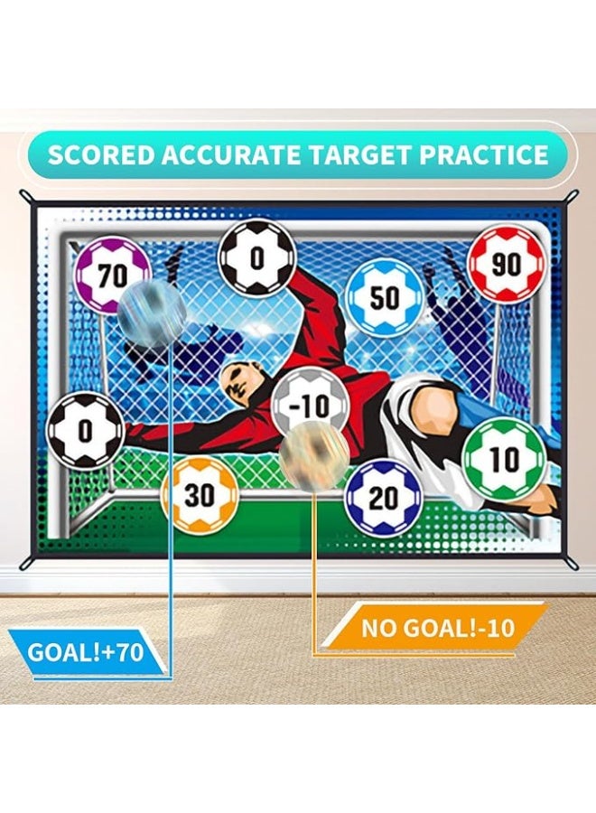 kaixin Soccer Ball Game Mat Set, Sticky Soccer Ball Indoor Target Toss Party Game, Sports Toys and Gift for Kids Boys Girls for 3 4 5 6 7 8 Year Old Boy Toys Birthday - Image 4