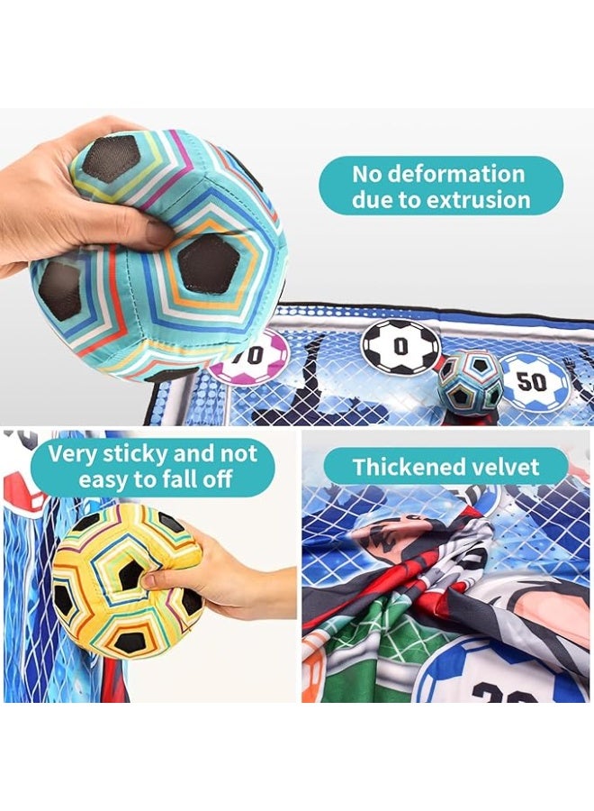 kaixin Soccer Ball Game Mat Set, Sticky Soccer Ball Indoor Target Toss Party Game, Sports Toys and Gift for Kids Boys Girls for 3 4 5 6 7 8 Year Old Boy Toys Birthday - Image 5