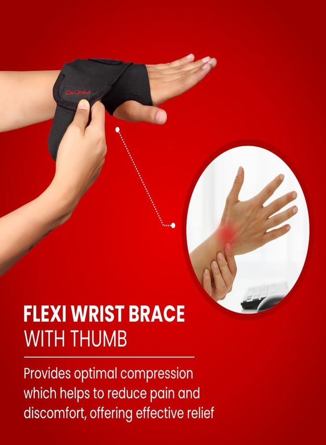 Dr. Ortho Dr.Ortho Flexi Wrist Brace with Thumb, Wrist Hand Brace For Men & Women, Wrist Support - Image 3