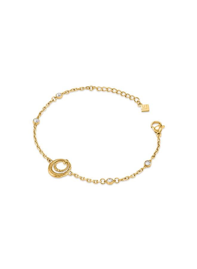 Guy Laroche Mady Yellow Gold Plated Stainless Steel Chain Bracelet for Women - Image 1