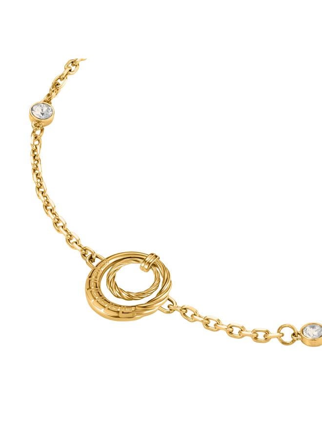 Guy Laroche Mady Yellow Gold Plated Stainless Steel Chain Bracelet for Women - Image 2