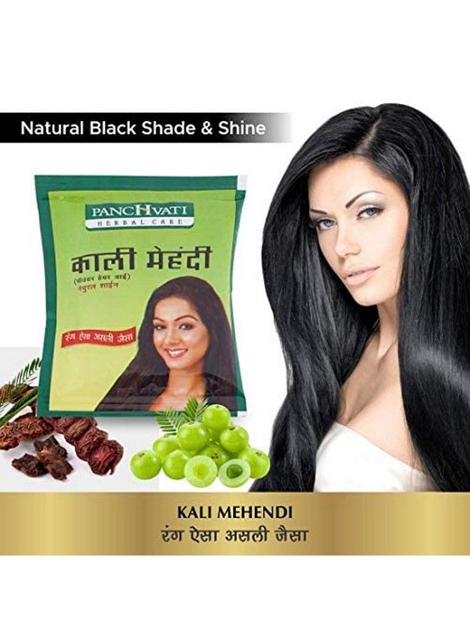 Panchvati Herbals Black Mehandi With Herbal Henna For Men & Women (10G In One Pouch) Pack Of 5 In One Box250 Gm. - Image 4