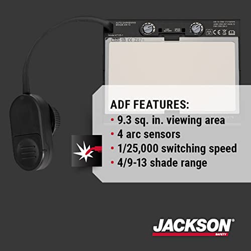 Jackson Safety Premium Graphic Welding Hood with ADF - Ultra Lightweight Auto Darkening Welding Helmet - ANSI Z87.1 (Multiple Styles) - Image 3