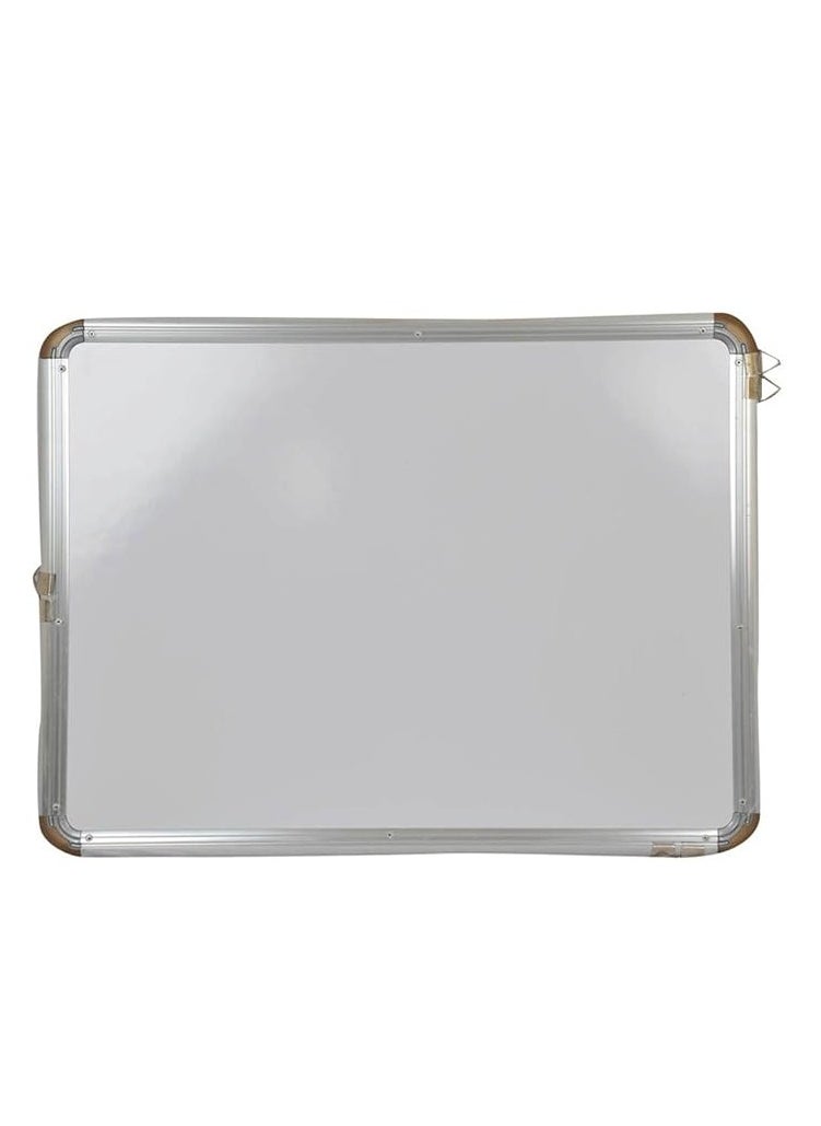 Cosmic Magnetic Double Sided White board , Chalkboard, Blackboard, Dry Wipe Message Bulletin Board with Accessory Tray – for Home Office School (60*45cm, ALUMINIUM Frame)  - Image 5