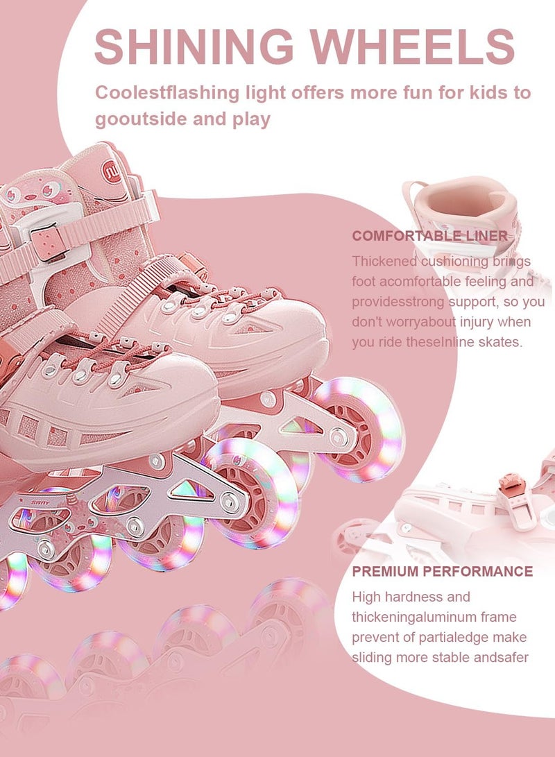 sway Roller Skate Shoes for Kids Inline skates with Full Light Up Wheels for Girls and Boys Beginners - Image 2