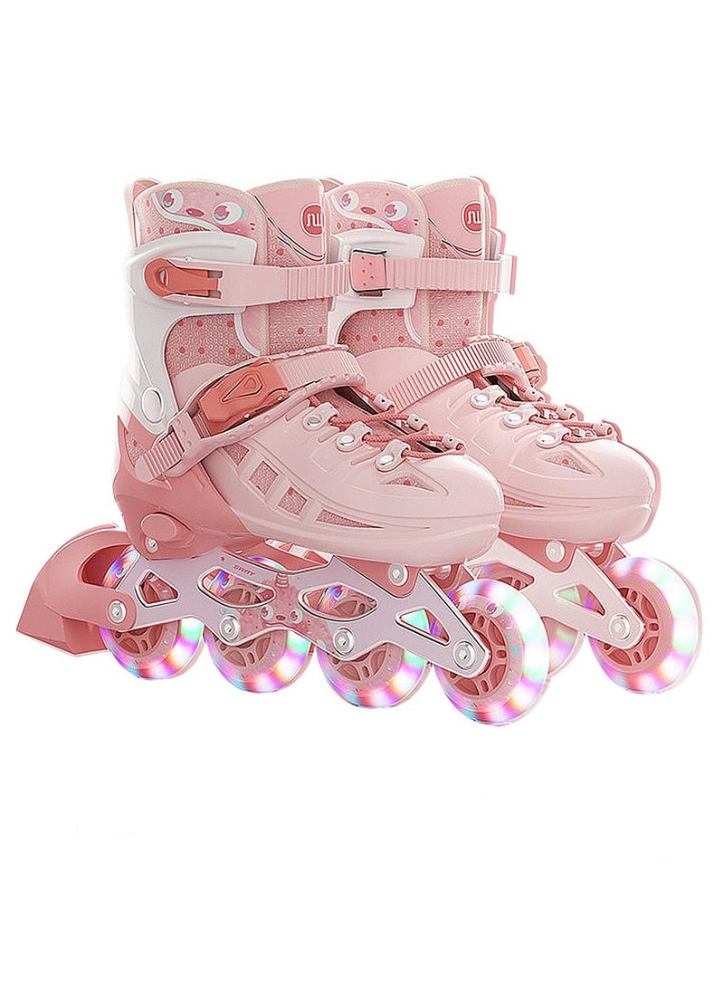 sway Roller Skate Shoes for Kids Inline skates with Full Light Up Wheels for Girls and Boys Beginners - Image 1