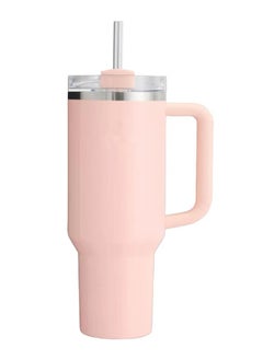 Quencher H2.0 FlowState Vacuum Insulated Tumbler with Lid & Straw, Pink