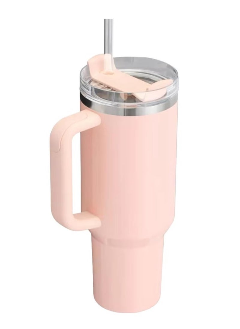 LIXES - Quencher H2.0 FlowState Vacuum Insulated Tumbler with Lid & Straw, Pink - Image 1