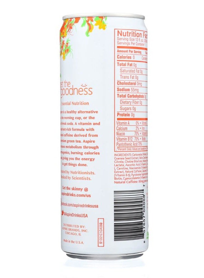 Aspire Drink Energy Mango Lemonade Single, 12 fl oz - Image 3
