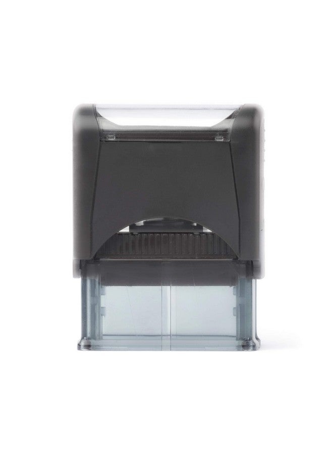 invera Self Inking Rubber Stamp Refillable Red Ink Preinstalled (9/16 X 11/2) (Completed) - Image 2
