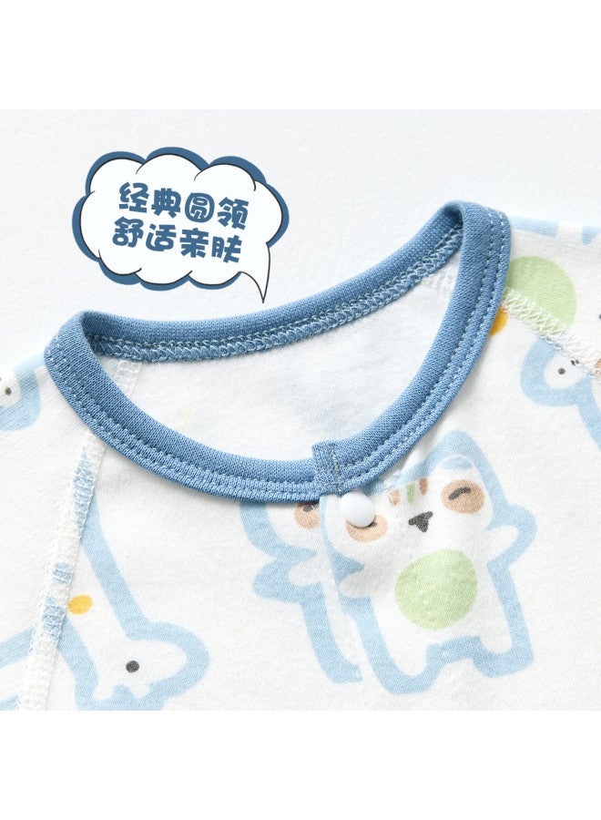 Doxiluka Newborn Baby Clothes, Spring/autumn Style, Cotton Long-sleeved Romper, Crawling Suit, Outdoor Onesie, Cute And Stylish Cartoon Print - Image 3