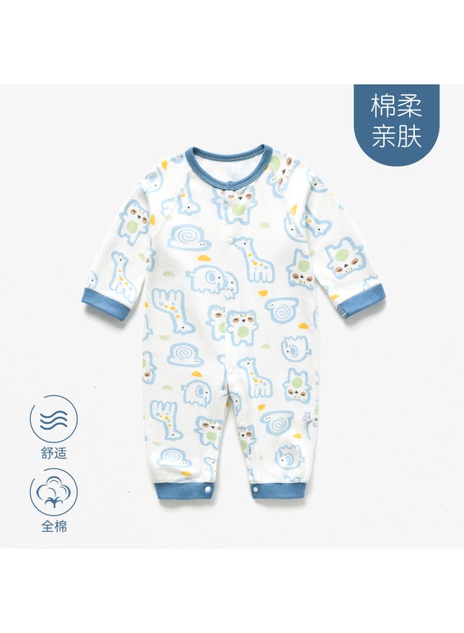 Doxiluka Newborn Baby Clothes, Spring/autumn Style, Cotton Long-sleeved Romper, Crawling Suit, Outdoor Onesie, Cute And Stylish Cartoon Print - Image 2