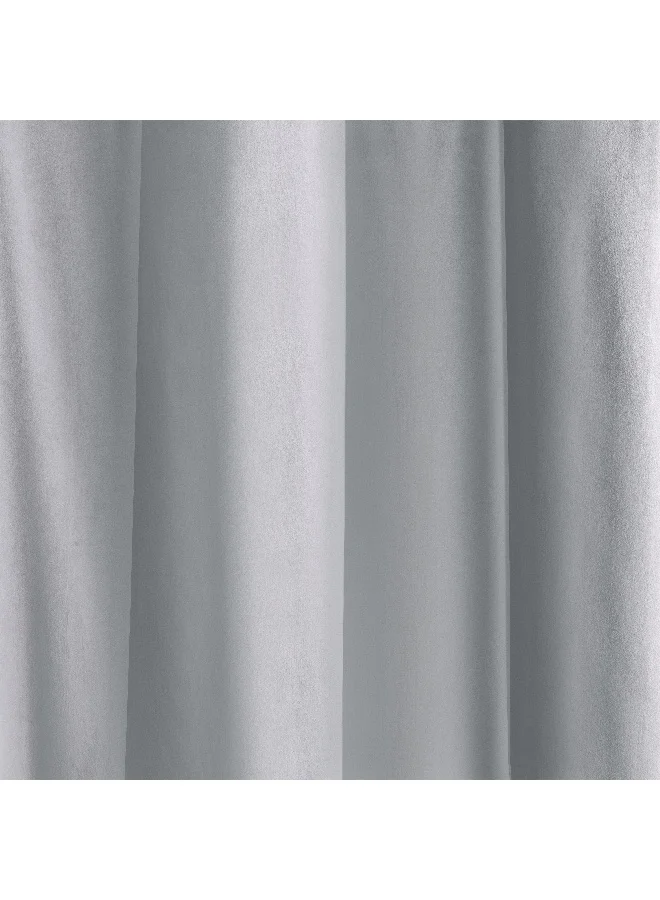 هوم بوكس طقم ستائر دوف مخملي مزدوج بطول إضافي 135 × 300 سم