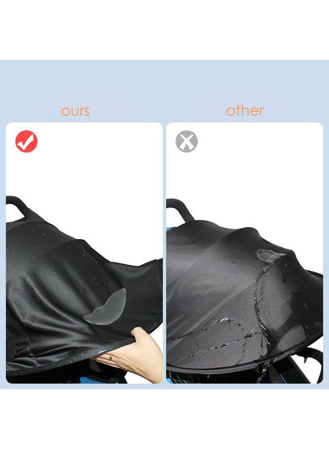 SOONHUA Stroller Sun Coverstroller Sun Shadebreathable Toddler Blackout Blind Antiuv Protection Baby Sun Shade Universal Awning With Adjustable Strap (Stroller Not Included) - Image 4