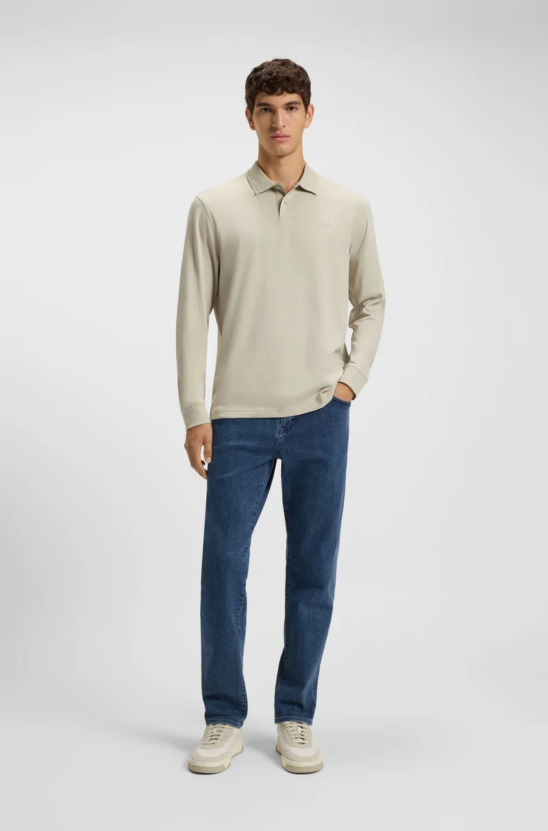 BOSS Maine regular-fit jeans in blue comfort-stretch denim