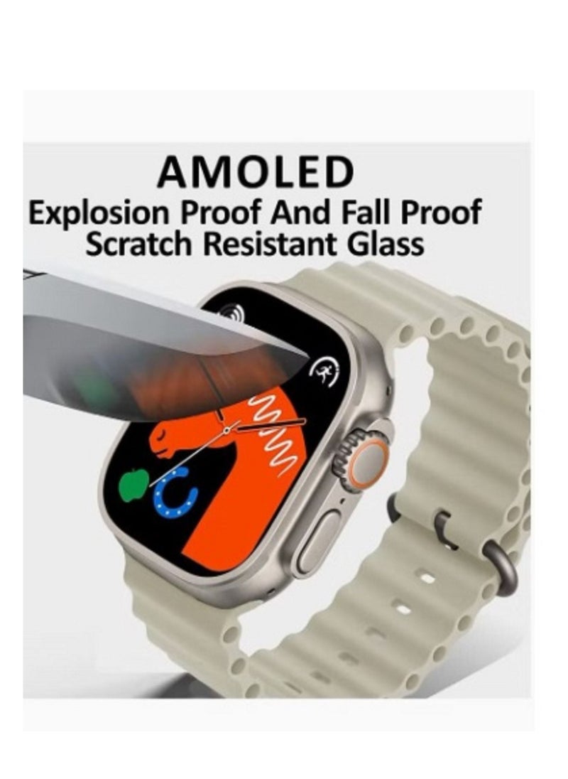 Wearfit Pro - X9 Ultra Series 8 Smart watch 2.02 Inch Amoled Screen IPS display NFC Bluetooth V5 Call Waterproof IP67 Wireless Charger - Gold - Image 1