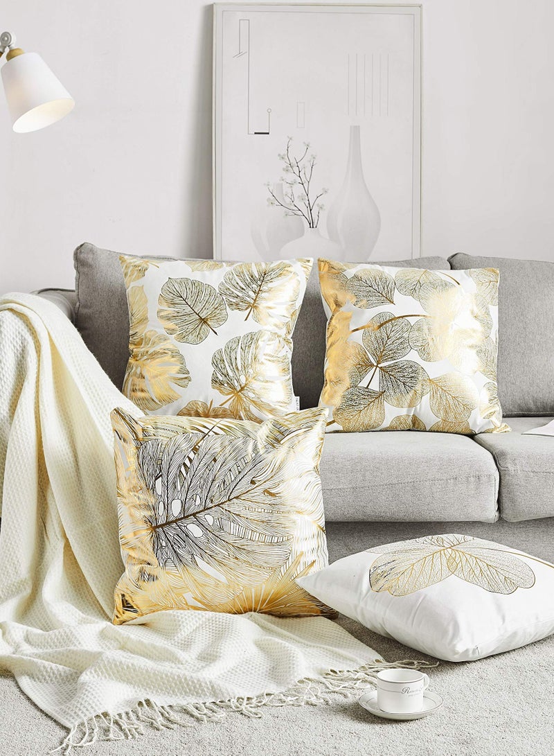 KASTWAVE Pillow Covers Set of 4, Modern Sofa Throw Pillow Cover, Decorative Outdoor Pillow Case for Couch Bed Car Home Sofa Couch Decoration - Image 5