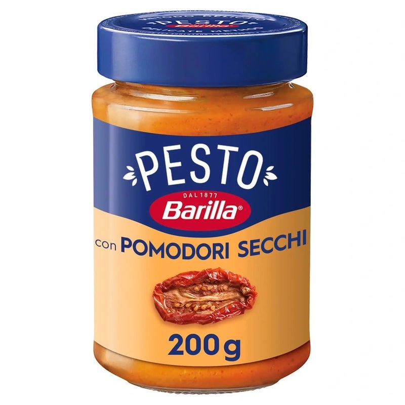 Barilla Pesto Con Pomodori Secchi Pasta Sauce with Italian Sun-Dried Tomatos - 200gms