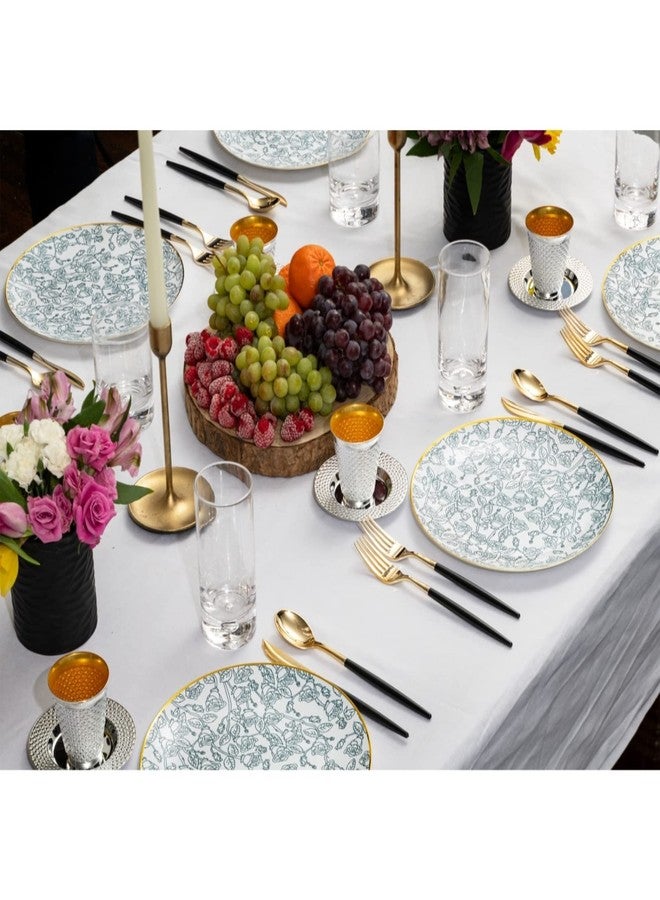 Trendables 120 Pack Two Toned Heavy Duty Plastic Silverware Forks - Stunning Dual Colored Black and Gold Disposable Plastic Fork - Disposable Utensils For Wedding Parties And All Occasions - Image 5