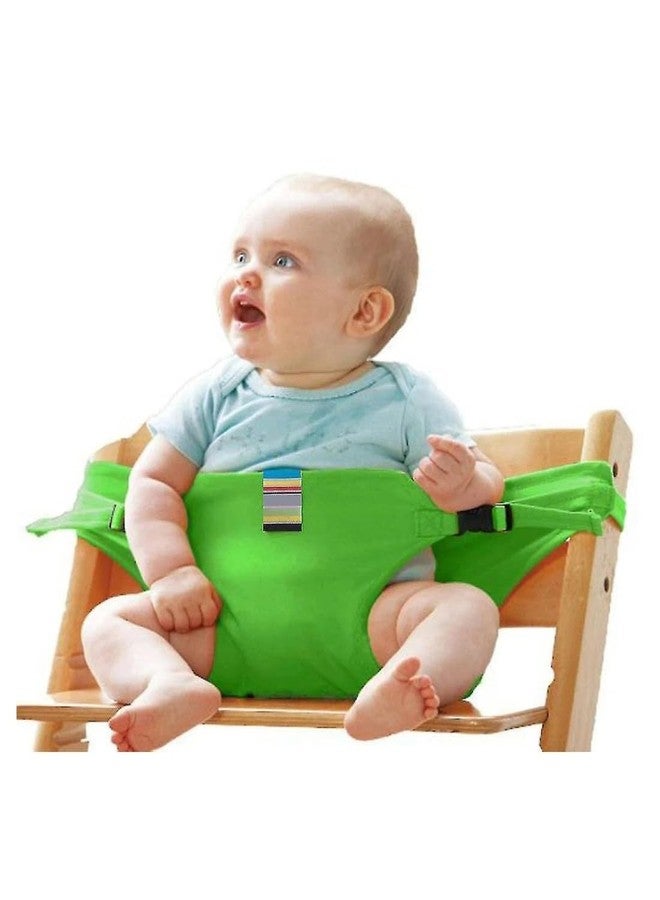 Zonkar Harness Seat for High Chair Baby Feeding Safety Seat with Strap, Toddler Booster Harness Belt Portable Dining Seat Strap for Travel Home Restaurant Shopping (Green) - Image 1