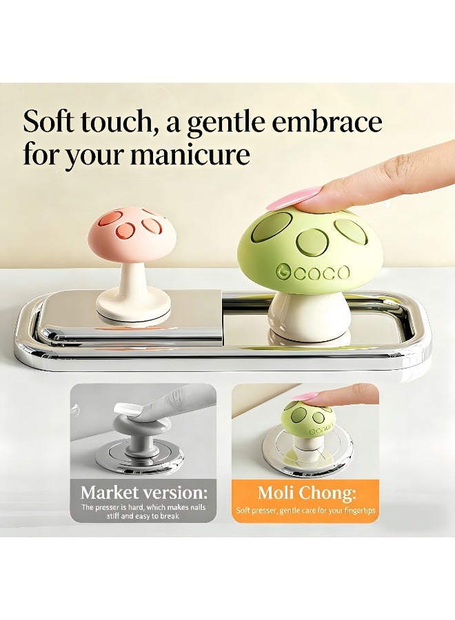 ecoco Nail Specific Silicone Toilet Press Button，Toilet Water Tank Switch Button Universal Flushing Press - Image 2