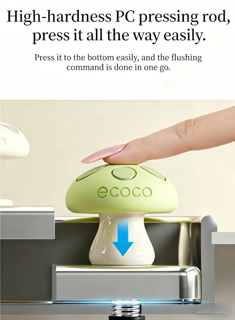 ecoco Nail Specific Silicone Toilet Press Button，Toilet Water Tank Switch Button Universal Flushing Press - Image 5