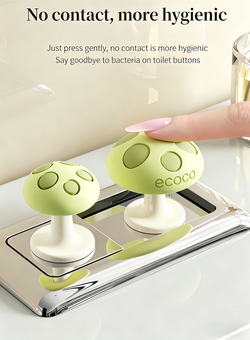 ecoco Nail Specific Silicone Toilet Press Button，Toilet Water Tank Switch Button Universal Flushing Press - Image 1