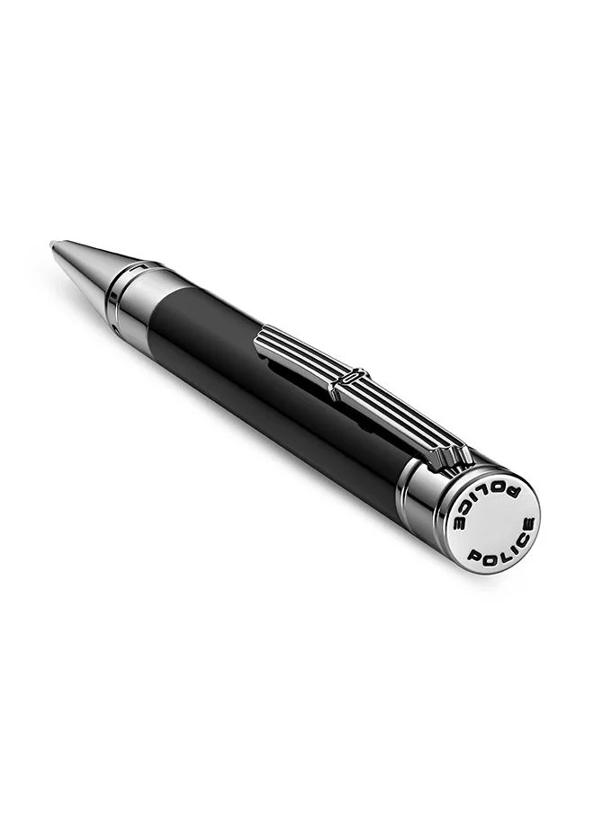 POLICE Flash this Opera pen by Police in black with the iconic Police insignia that lends its charm to this pen